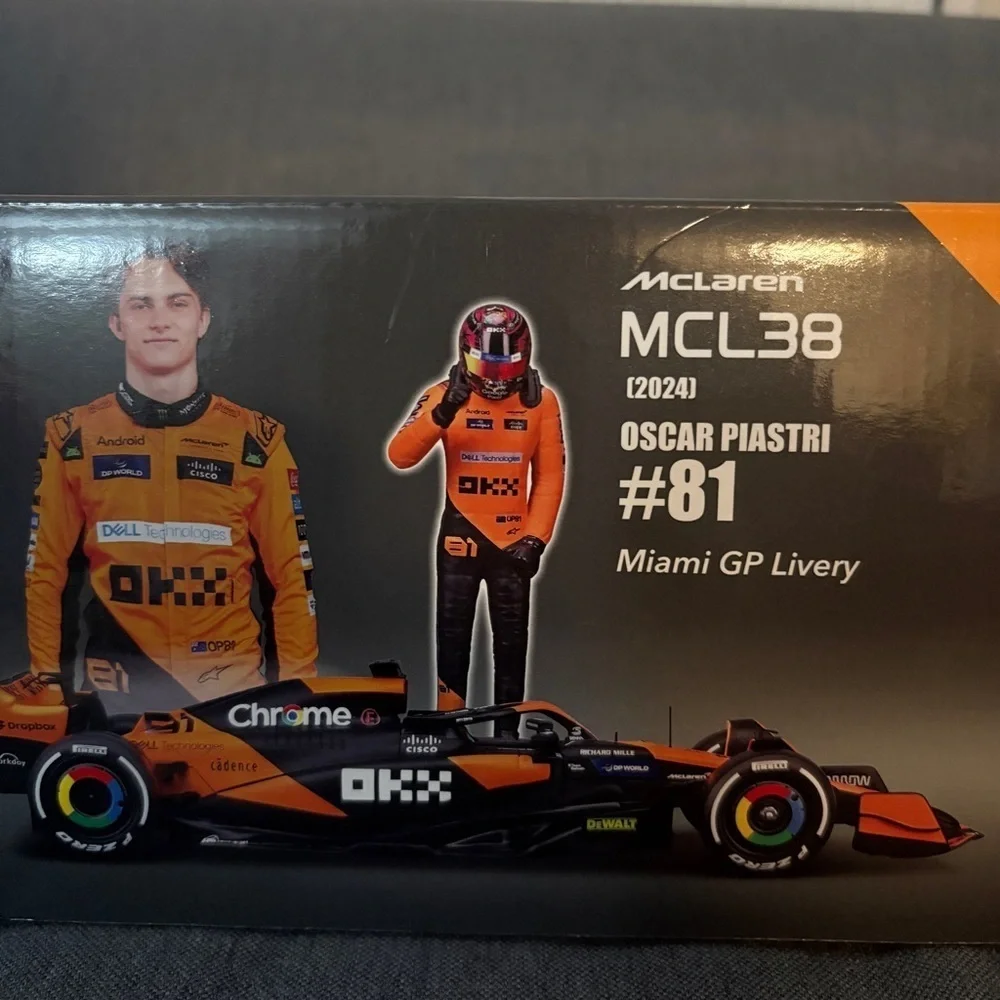 McLaren MCL35B Orange Model Car